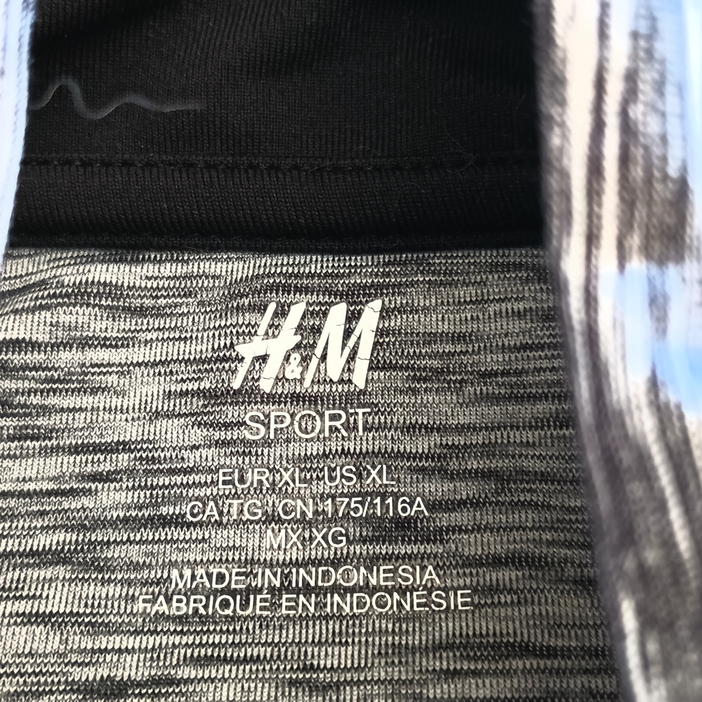 H&M Sport Gray and Black Activewear